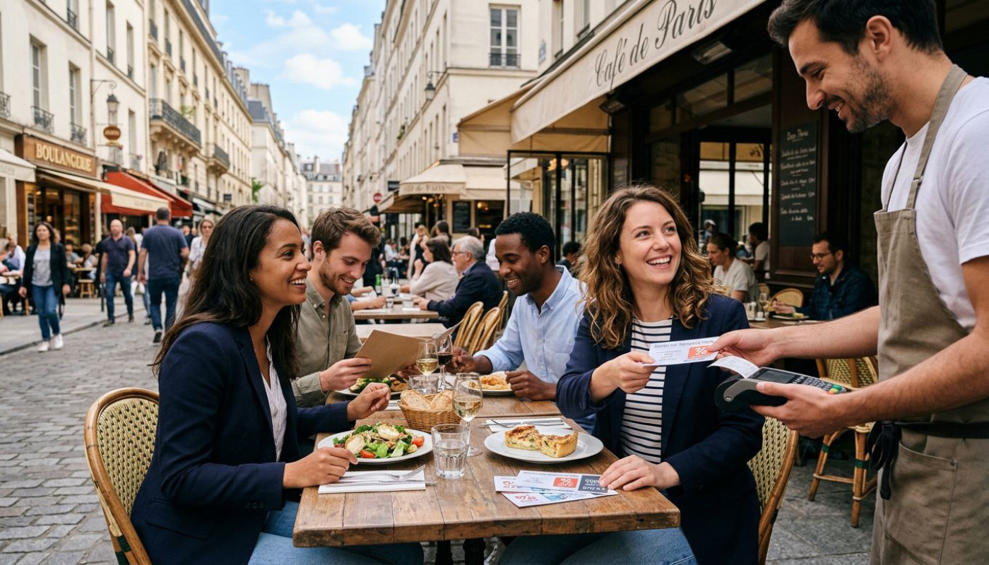 À Paris, les bons de réduction transforment la pause déjeuner des salariés