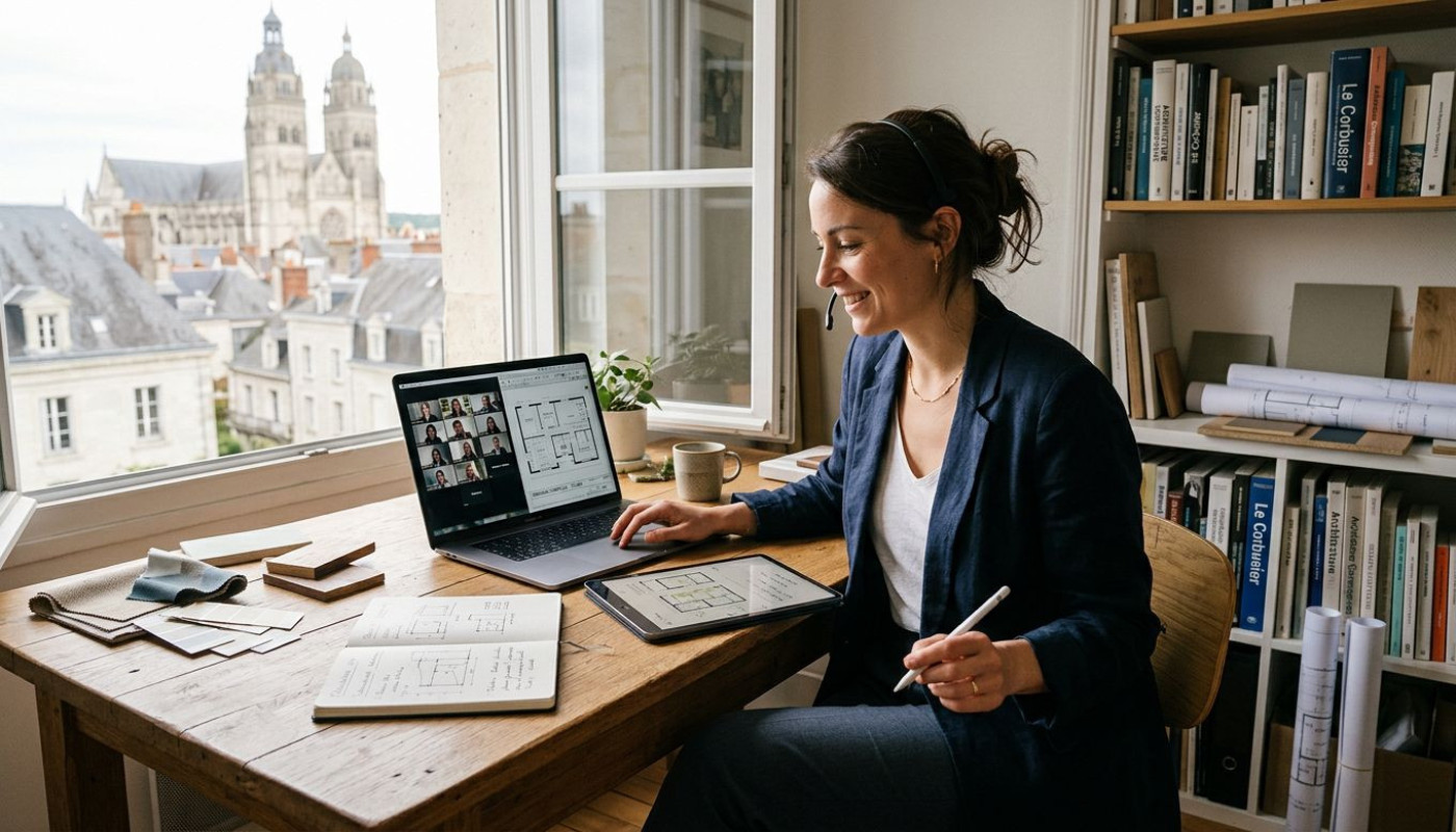 Comment l’essor du télétravail transforme le métier d’architecte d’intérieur à Tours ?