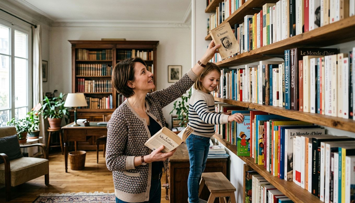 De la bibliothèque classique à l’étagère murale livres, récit d’une révolution discrète